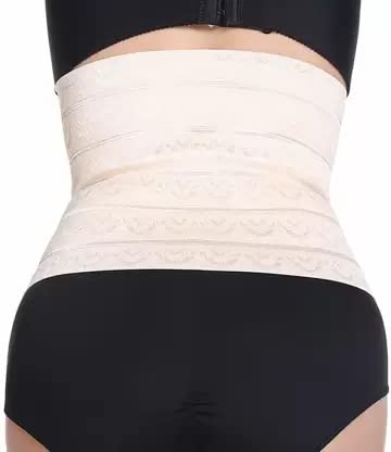Blusiva Beige Waist Trainer Slim Belt – Tummy & Thigh Shaper for Women and Girls