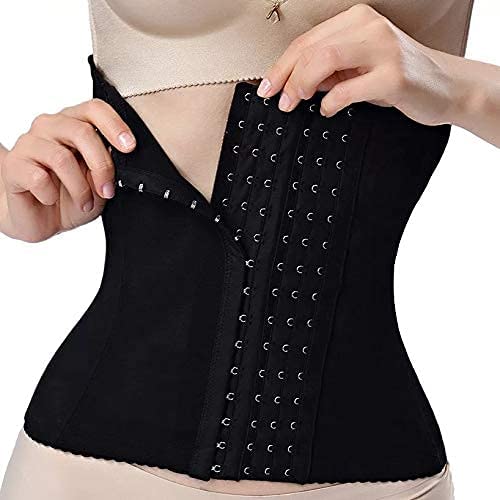 BLUSIVA Black Waist Trainer Slim Belt – Tummy & Thigh Shaper for Women and Girls