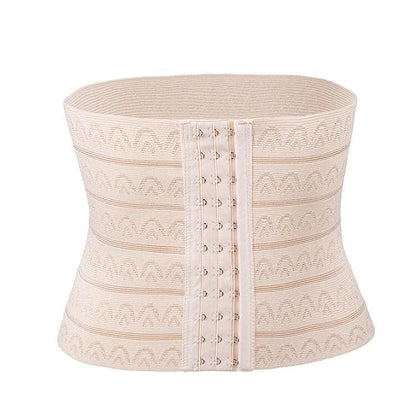Blusiva Women’s 2-in-1 Combo (Beige) – High Waist Tummy Control Shapewear Shorts & Waist Trainer Slim Belt