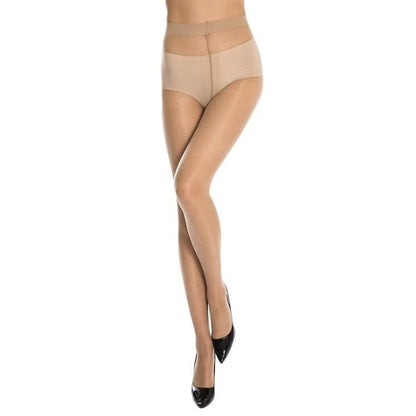 Blusiva Women’s 3-in-1 Combo (Beige) – Sheer Pantyhose, Waist Trainer Slim Belt & High Waist Tummy Control Shapewear Shorts